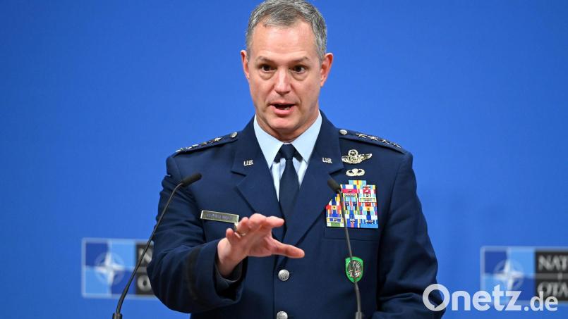 Der Oberbefehlshaber der Nato-Streitkräfte in Europa, Alexus Grynkewich, hat eine neue Sicherheitsstrategie des Bündnisses vorgestellt. Bild: Elisa Schu/dpa