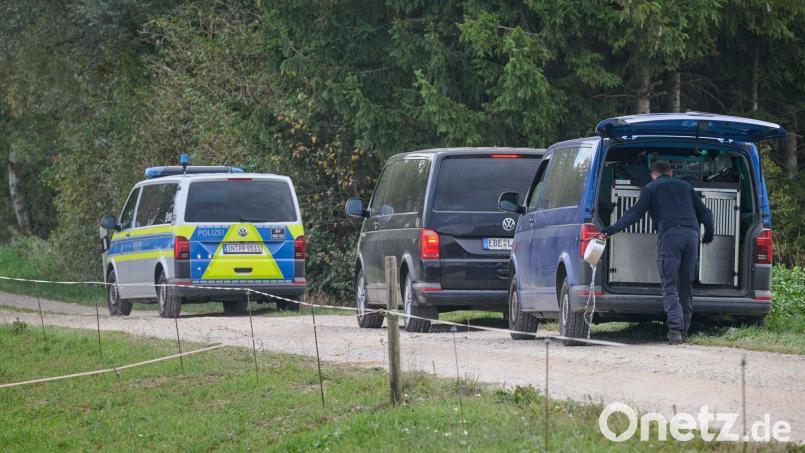 In den Tagen nach der Sichtung hatten Polizisten das Naturschutzgebiet durchkämmt. Bild: Peter Kneffel/dpa