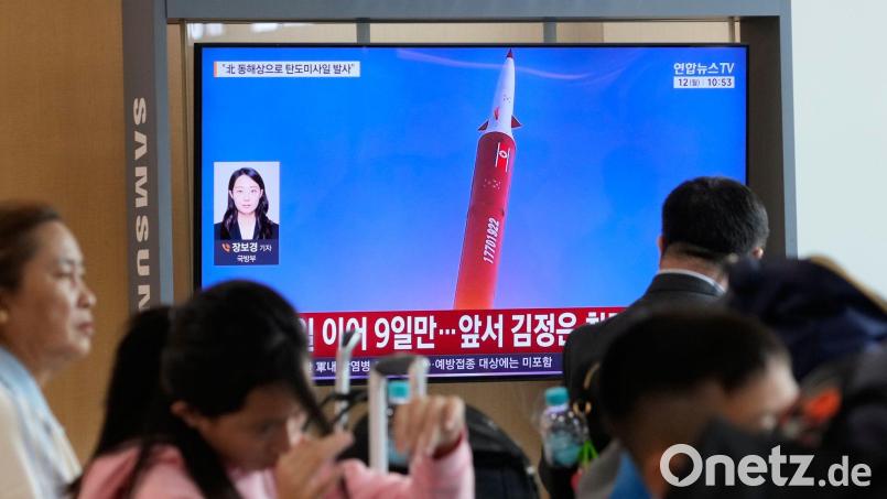 Südkorea und Japan haben einen weiteren Test nordkoreanischer Raketen verzeichnet. Bild: Ahn Young-joon/AP/dpa