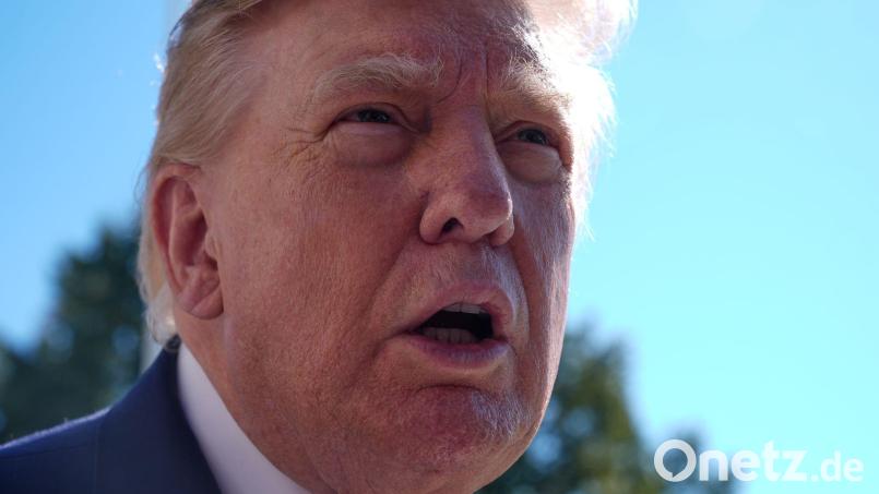 Trump richtet eine Warnung an die Huthi-Miliz. Bild: Manuel Balce Ceneta/AP/dpa