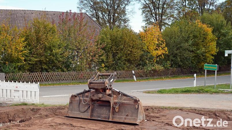 Die Glasfasertrasse läuft bei Feilershammer über ein Bodendenkmalgebiet. Bodeneingriffe im Bereich eines Bodendenkmals sind erlaubnispflichtig. Bild: Jürgen Masching
