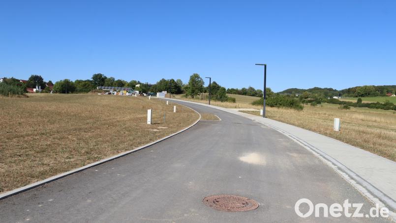 Das Baugebiet „Am Weihergarten“ hat eine bebaubare Fläche von rund 27.000 Quadratmetern. 45 Parzellen stehen zum Verkauf zu einem Quadratmeterpreis von 195 Euro. Bild: mfh