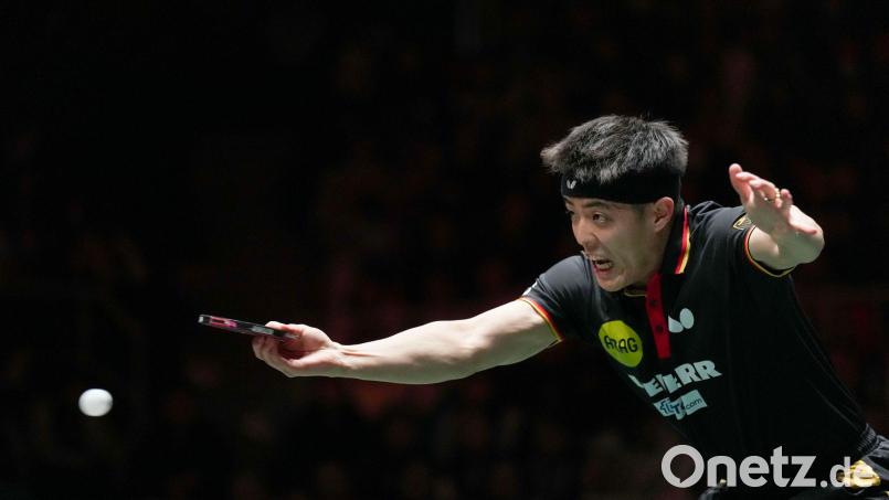 Der deutsche Tischtennis-Nationalspieler Dang Qiu (Archivbild). Bild: Wang Ying/XinHua/dpa