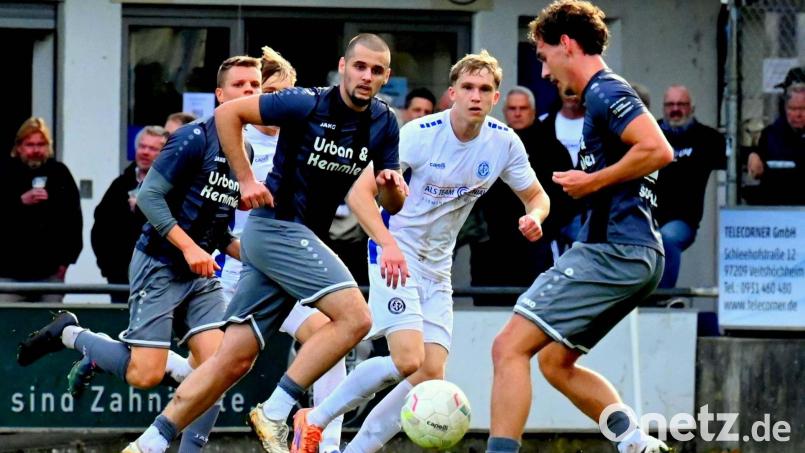 Beim 1:1 in Würzburg bot sich Lukas Schaller (rechts) und Co. sogar die Chance auf den Sieg. Versäumtes will die SpVgg SV Weiden gegen den TSV Nördlingen nachholen. Bild: Werner Franken