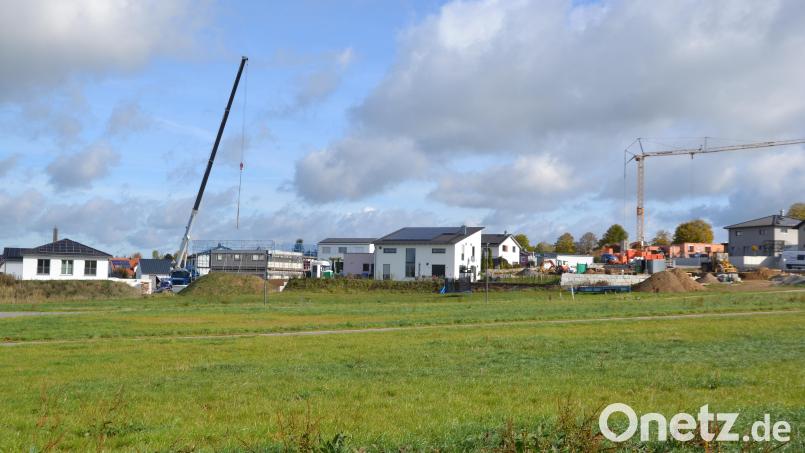 Das Baugebiet Steinling III gleicht derzeit einer Großbaustelle. Bild: Peter Garreiss