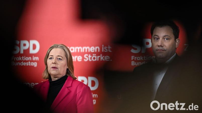 Nach Bas' Rücktritt wird die SPD-Doppelspitze neu gewählt. (Archivbild) Bild: Britta Pedersen/dpa