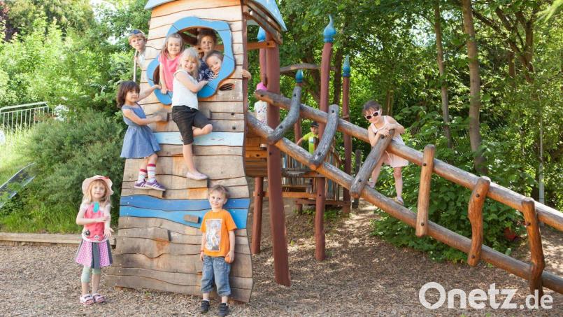 Spielen, Spaß haben, austoben: Das gehört, wie hier in der Kita an der Point, bei der Kinderbetreuung dazu. Doch bis zuletzt waren rund 25 Kinder in Sulzbach-Rosenberg ohne Betreuungsplatz – das ändert sich jetzt. Bild: Jana Pilhofer