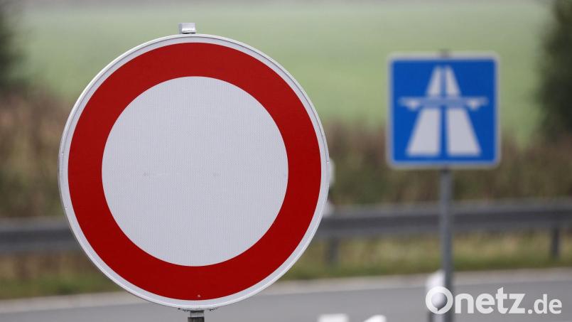 Dier Autobahnauffahrt Selb-West der A 93 wird für drei Wochen gesperrt. Symbolbild: Bernd Wüstneck/dpa-Zentralbild/dpa