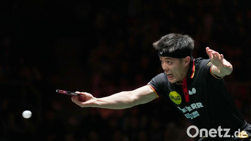 Der deutsche Tischtennis-Nationalspieler Dang Qiu (Archivbild). Bild: Wang Ying/XinHua/dpa
