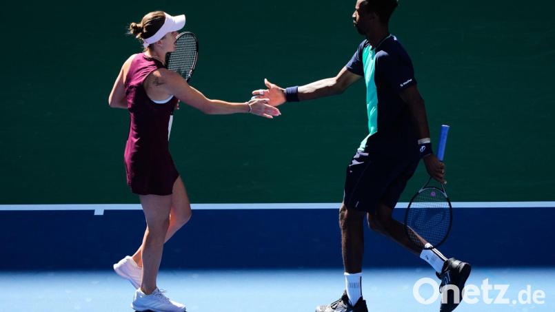 Für ihre gemeinsame Tochter Skai wollen Elina Switolina und Gaël Monfils weiterhin gemeinsam da sein. (Archivbild) Bild: Yuki Iwamura/AP/dpa