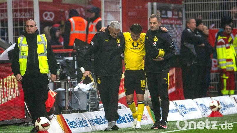 Konstantinos Karetsas fehlt dem BVB in Aserbaidschan. Bild: Julius Frick/dpa