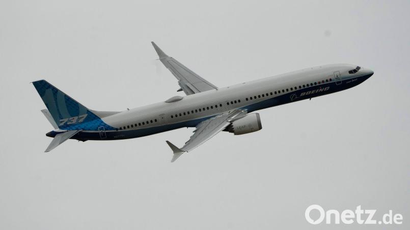 Die Boeing 737 Max 10 hat Platz für bis zu 230 Passagiere. (Archivbild) Bild: Lewis Joly/AP/dpa