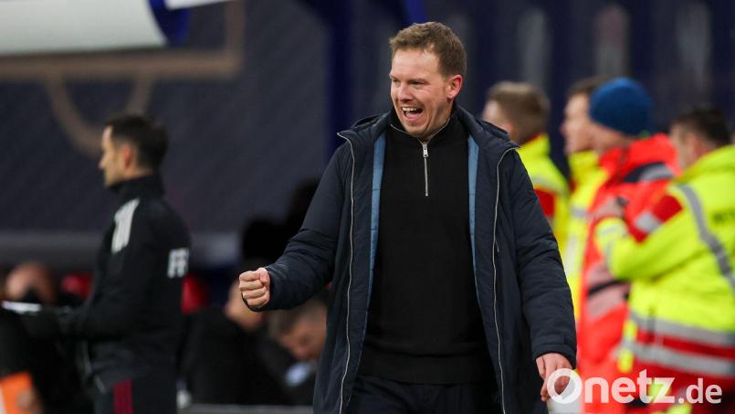 Führt der Weg von Julian Nagelsmann nach Manchester? (Archivbild) Bild: Jan Woitas/dpa