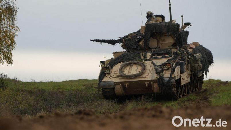 Rund 3.000 Kräfte haben bei der Militärübung „Combined Resolve 27-01“ der US-Army auf der Hohenfels Training Area teilgenommen. Bild: Felix Kirberg/dpa