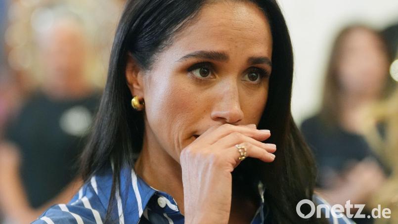 Meghan zeigt sich schockiert über die Vorwürfe gegen ihren Vater. (Archivbild) Bild: Jonathan Brady/PA Wire/dpa