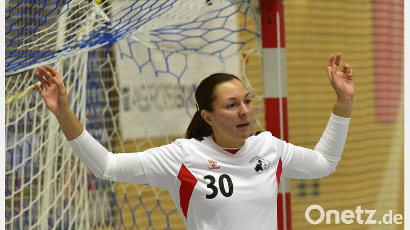 HSG-Torfrau Lisa Schanderl war auch gegen den HC Sulzbach ein guter Rückhalt. Bild: Hans Mark