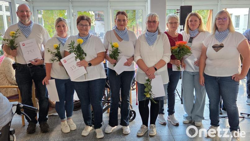 Caritas ehrt in Pressath langjährige Mitarbeiter | Onetz