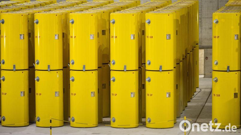 Noch lagert der deutsche Atommüll in Zwischenlagern wie hier in Ahaus. Archivbild: Guido Kirchner/dpa