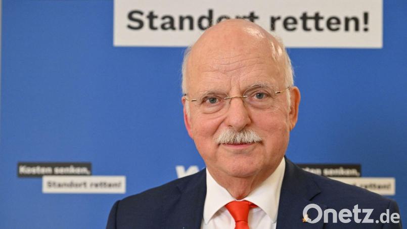 Der oberfränkische Unternehmer Thomas Kaeser führt auf Arbeitgeberseite die diesjährigen Tarifverhandlungen in der bayerischen Metall- und Elektroindustrie. (Archivbild) Bild: Martin Schutt/dpa