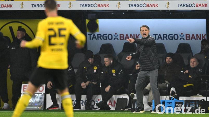 BVB-Coach Niko Kovac will mit seinem Team beim Rekordemeister in München punkten. Bild: Fabian Strauch/dpa