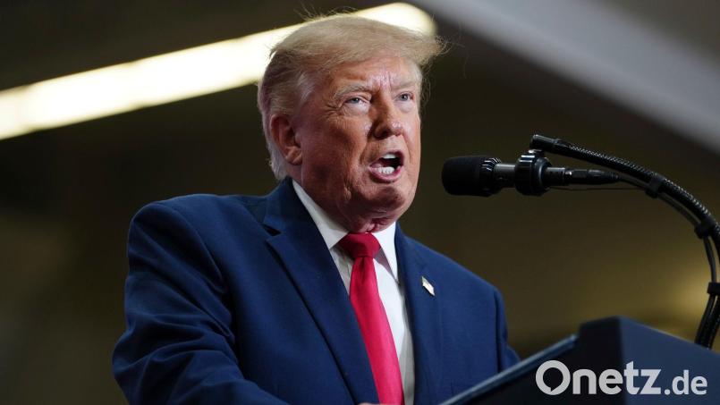 US-Präsident Donald Trump befindet sich gerade im Wahlkampf-Endspurt vor den Midterms. (Archivbild) Bild: Julia Demaree Nikhinson/AP/dpa