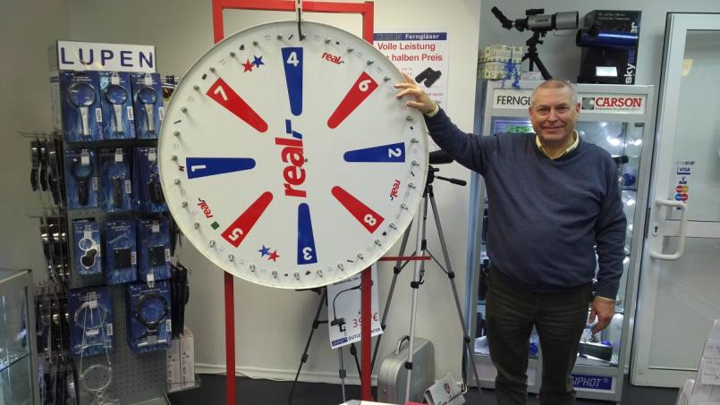 Räumungsverkauf im Digiphot-Shop im Real-Markt in Amberg - Neuer Standort ab Januar. Bild: aha