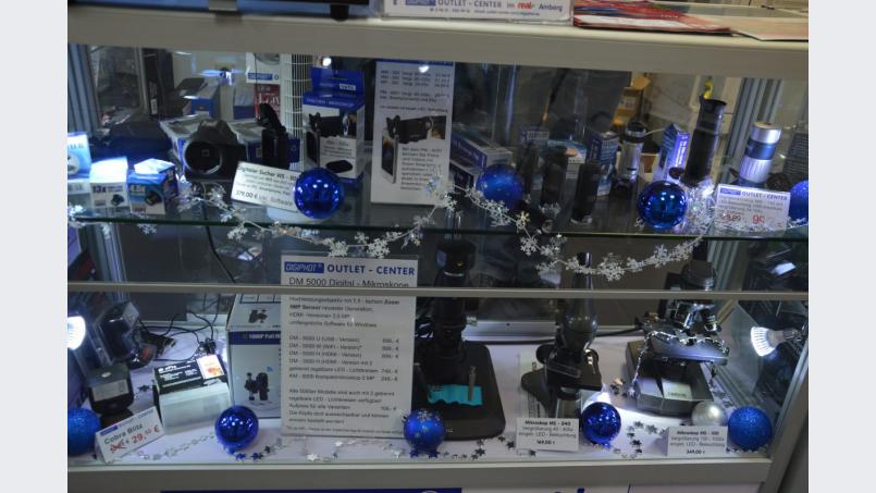 Räumungsverkauf im Digiphot-Shop im Real-Markt in Amberg - Neuer Standort ab Januar. Bild: aha