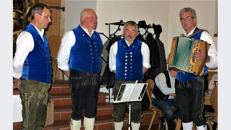 D´Watzendorfer in der aktuellen Besetzung mit Richard Falk, Hans Drexler, Georg Kustner und Franz Dolles. Bild: fdl