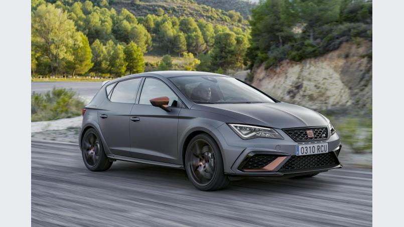 Schnittig präsentiert sich der neue SEAT Leon CUPRA R. Bild: Seat Cupra