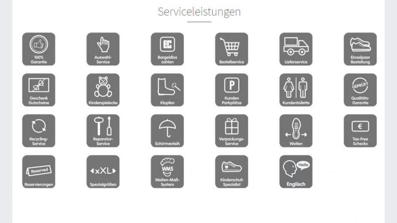 Kundenfreundlicher geht&#039;s nicht: die Serviceleistungen des Schuhhauses Bollmann. Bild: exb