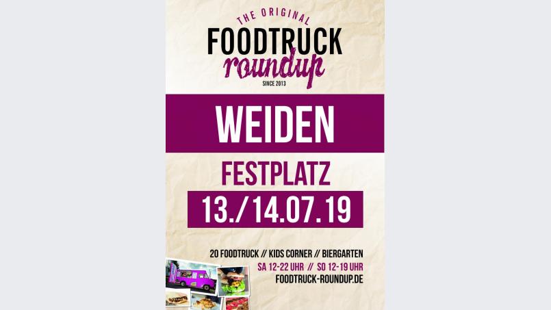 Auf geht&#039;s zum Foodtruck RoundUp in Weiden! Grafik: Funtastic GmbH