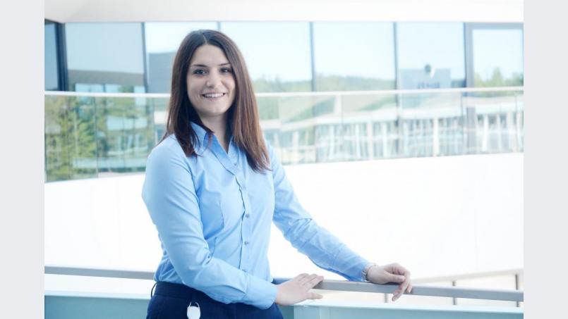 Kristina Zeitler, Ansprechpartnerin für Bewerber. Bild: Gabriele Schönberger