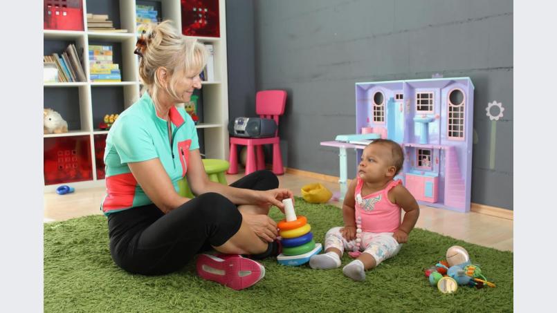 Die Kleinen sind in der Kinderbetreuung bestens aufgehoben. Bild: Evi Wagner