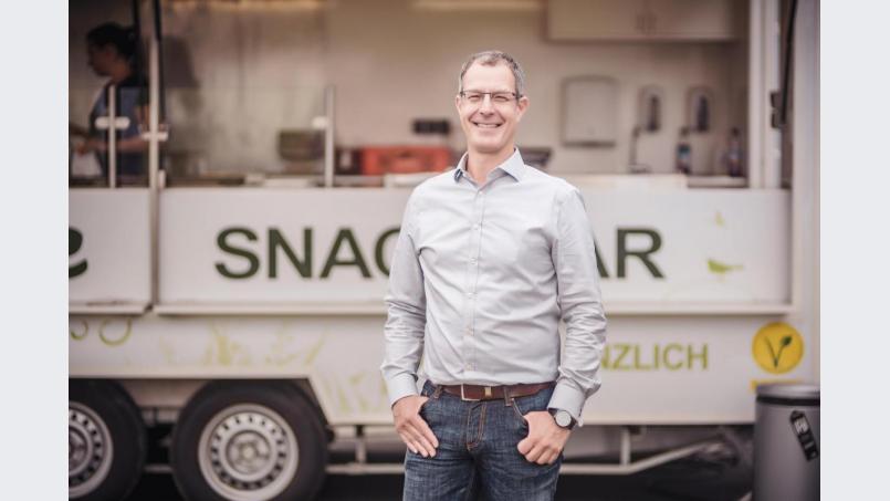 Fleischproduktion trägt wesentlich zur Erderwärmung bei. Also nie wieder Döner oder Currywurst? CEO Michael Schertl weiß: &quot;Keiner muss verzichten.&quot; Bild: Michael Golinski