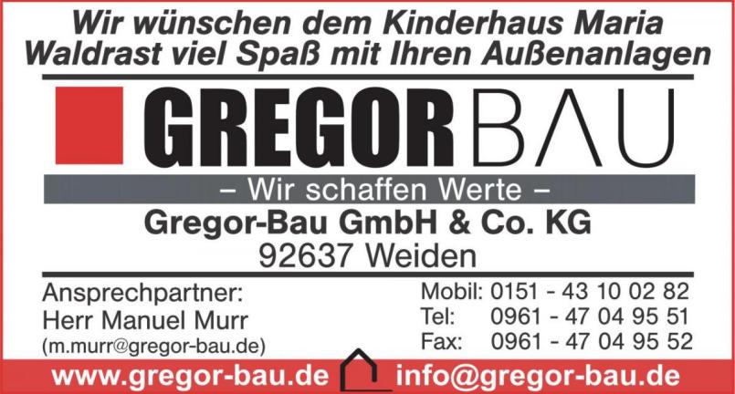Gregor-Bau GmbH & Co. KG Weiden Bild: exb