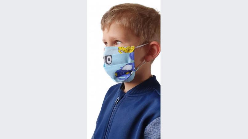 Auch für Kinder ab sechs Jahren gibt es passende Mund- und Nasenmasken (Typ 4). Bild: exb