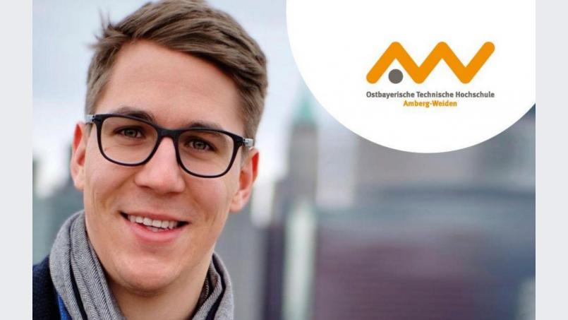 MBA-Kandidat Stefan Panzer: &quot;Eine ausgeprägte Eigenmotivation ist schon das Wichtigste.&quot; Bild: OTH Amberg-Weiden
