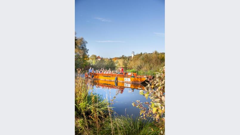 Naturerlebnis am Rande der Innenstadt: Die Plätte auf der Vils im Landesgartenschaugelände. Bild: exb/Büro Wilhelm/Manfred Wilhelm