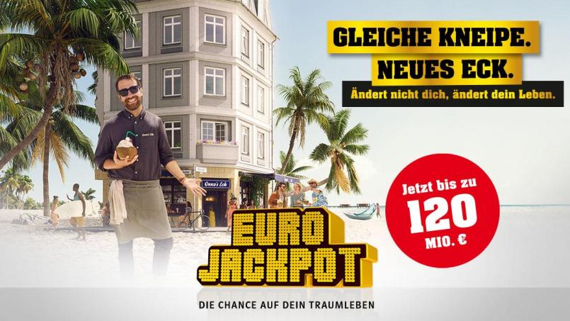 Neben einem zweiten Ziehungstag pro Woche, gibt es beim Eurojackpot auch eine neue maximale Gewinnsumme in Höhe von 120 Mio. Euro. Bild: exb