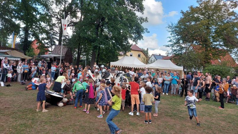 Das Mittelalterfest ist seit Jahren ein Publikumsmagnet. Bild: exb