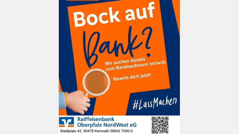 Raiffeisenbank Oberpfalz NordWest eG Bild: Raiffeisenbank Oberpfalz NordWest eG