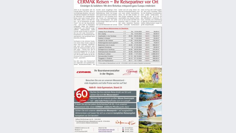 Cermak Reisen Bild: Cermak Reisen