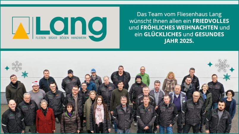 Das Team von Fliesen Lang. Bild: exb