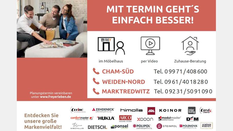 Beratung per Video oder daheim: Hier können Interessenten unkompliziert Termine vereinbaren. Bild: exb