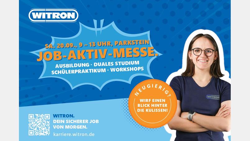 Am Samstag, 20. September 2025, öffnet WITRON von 9 bis 13 Uhr die Tore zur Job-Aktiv-Messe Bild: WITRON