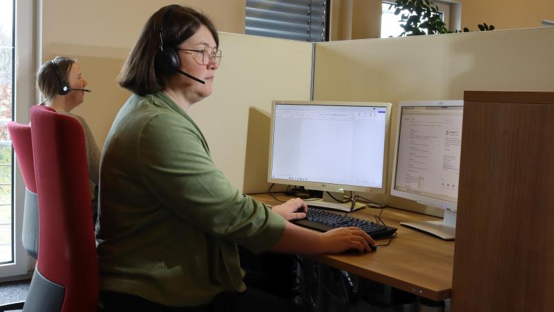 Carina Kohl, Geschäftsführerin bei Bürofit: "Wir möchten, dass sich bei uns jeder wohlfühlt." Bild: Martin Franitza