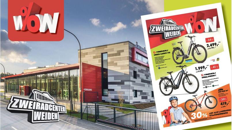 Das Zweiradcenter Weiden präsentiert zur Saisoneröffnung zahlreiche Angebote. Bild: exb