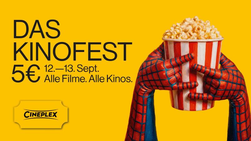 Das Kinofest im Cineplex Amberg hat am kommenden Wochenende einiges zu bieten. Bild: Cineplex Kino