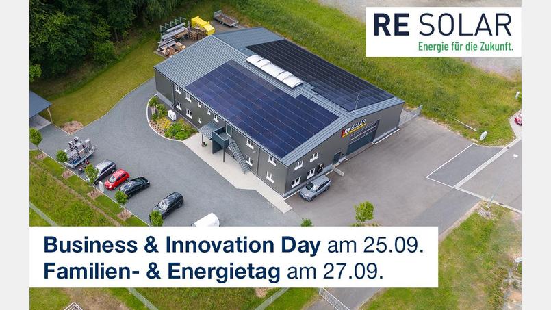 RE Solar lädt am 25. und am 27. September ein. Bild: Bernd Schoenfelder
