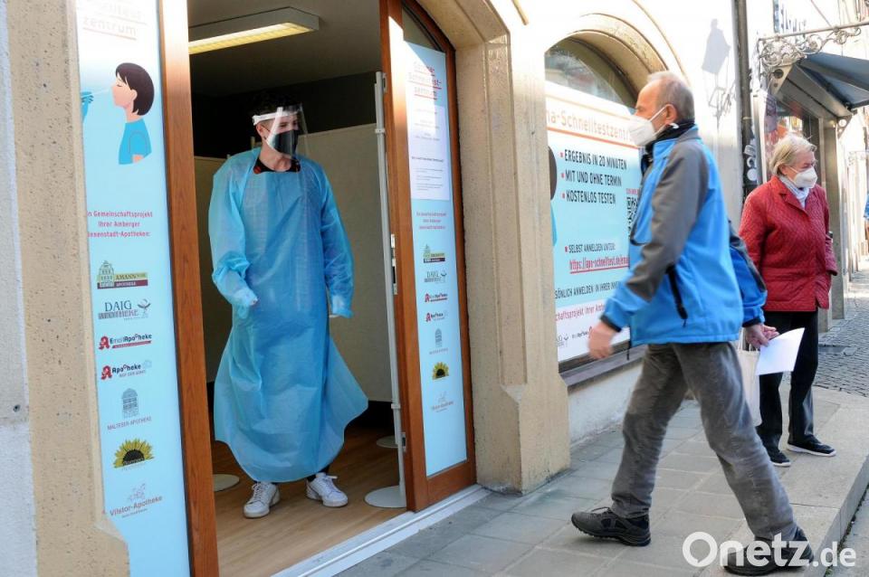 Amberg Nach Schnelltest sofort zur Fußpflege